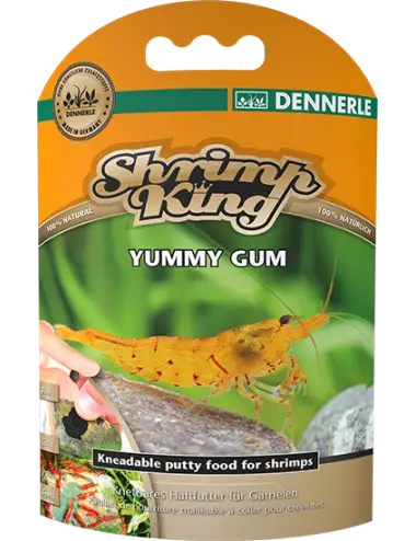 DENNERLE - Shrimp King - Yummy Gum - 55 g - Sticky shrimp food gumi