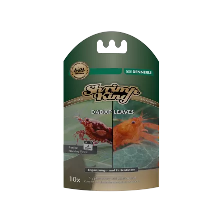 DENNERLE - Shrimp King - Dadap Leaves - 10 pièces - Feuilles de Dadap pour crevettes