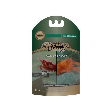 DENNERLE - Shrimp King - Dadap Leaves - 10 pièces - Feuilles de Dadap pour crevettes