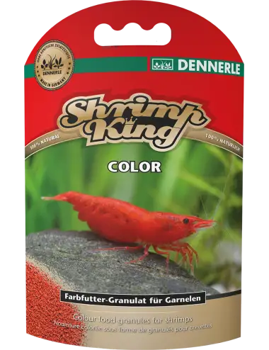 DENNERLE - Shrimp King - Barva - 35 g - Barvita hrana za kozice