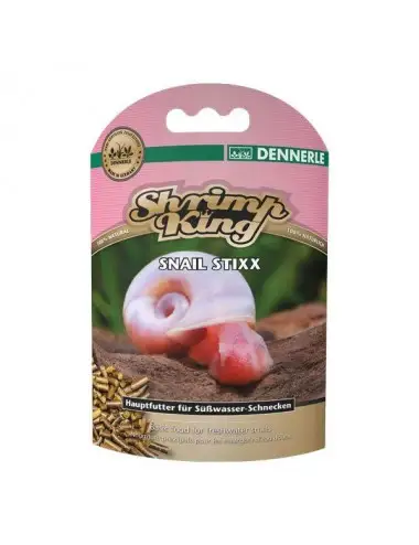 DENNERLE - Shrimp King - Snail Stixx - 45 g - Glavna hrana za polže