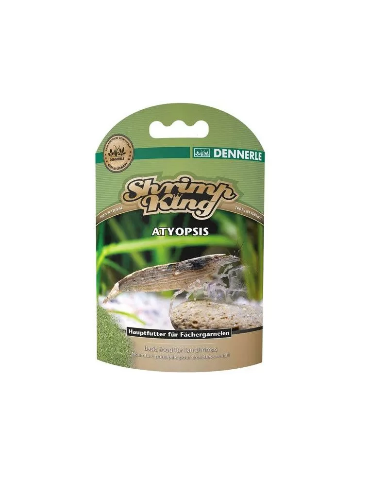 DENNERLE - Shrimp King - Atyopsis - 35 g - Nourriture principale pour crevettes éventail