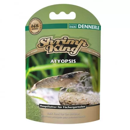 DENNERLE - Shrimp King - Atyopsis - 35 g - Nourriture principale pour crevettes éventail