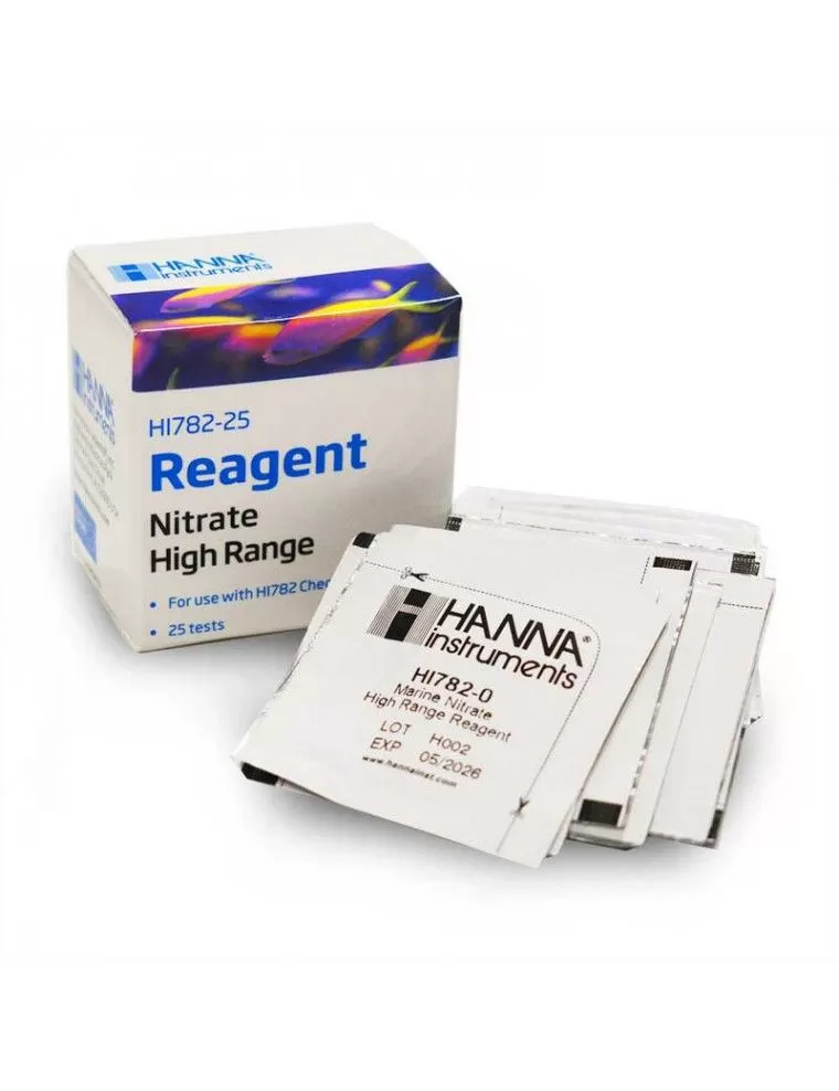 Hanna Instruments - Réactifs en poudre pour Checker Marine Nitrate (HI782) - 25 tests