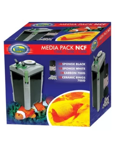 AQUA NOVA - Media Pack NCF - 1000/1200/1500 - Pack de médias pour filtres NCF