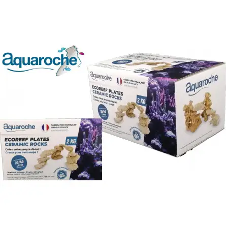 AQUAROCHE - Ecoreef Plates - 2 kg - Céramiques à empiler