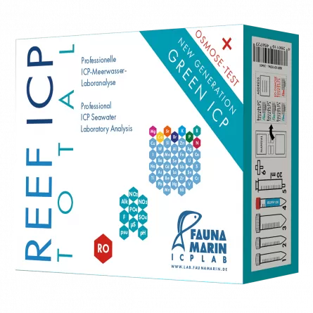 FAUNA MARIN - Reef ICP Test Totaal - Volledige laboratoriumtest