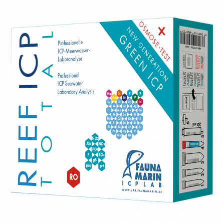 FAUNA MARIN - Reef ICP Test Total - Teste laboratorial completo FAUNA MARIN - Reef ICP Test Total - Teste laboratorial completo
