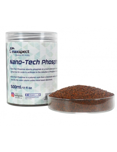 MAXSPECT - Nano-Tech Phosphree - 500 ml - Résine anti-phosphate