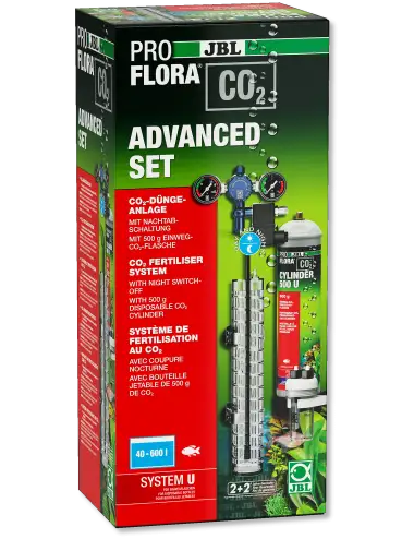 JBL - ProFlora CO² - Advanced Set U - 40-600 L - Kompletan set za gnojidbu CO2