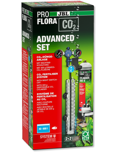 JBL - ProFlora CO² - Advanced Set U - 40-600 L - Komplettes CO2-Düngeset