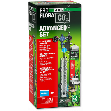 JBL - ProFlora CO² - Advanced Set U - 40-600 L - Set completo para fertilización con CO2 JBL - ProFlora CO² - Advanced Set U - 40-600 L - Set completo para fertilización con CO2
