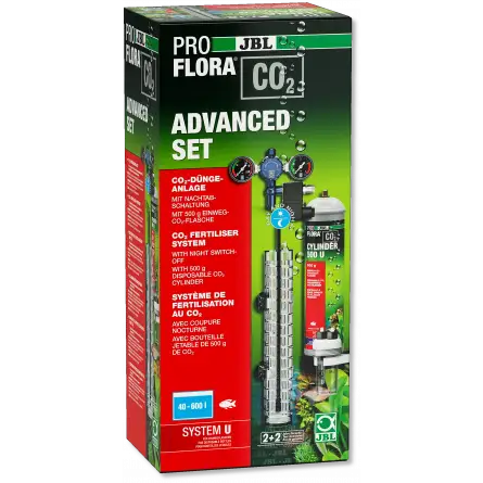JBL - ProFlora CO² - Conjunto avançado U - 40-600 L - Kit completo de fertilização com CO2 JBL - ProFlora CO² - Conjunto avançado U - 40-600 L - Kit completo de fertilização com CO2