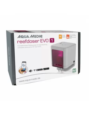 AQUA MEDIC - Reefdoser Evo 1 - 97x105 x127 mm - 1-Kopf-Dosierpumpe