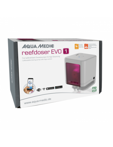 AQUA MEDIC - Reefdoser Evo 1 - 97x105 x127 mm - Pompe de dosage 1 tête