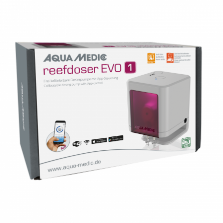 AQUA MEDIC - Reefdoser Evo 1 - 97x105 x127 mm - Bomba dosificadora de 1 cabezal AQUA MEDIC - Reefdoser Evo 1 - 97x105 x127 mm - Bomba dosificadora de 1 cabezal
