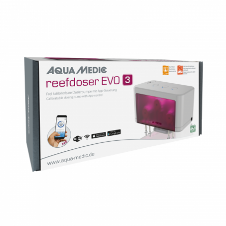 AQUA MEDIC - Reefdoser Evo 3 - 197x105 x127 mm - 3-glavna dozirna črpalka AQUA MEDIC - Reefdoser Evo 3 - 197x105 x127 mm - 3-glavna dozirna črpalka