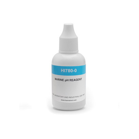 Hanna Instruments - Marine pH - Reagente per pH - 100 test - Acqua di mare Hanna Instruments - Marine pH - Reagente per pH - 100 test - Acqua di mare