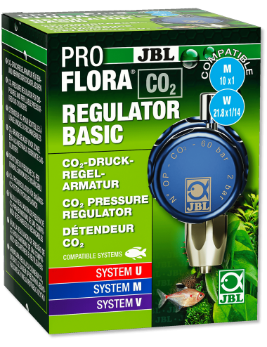 JBL - Proflora CO2 Regulator Basic - Détendeur CO2 pour bouteilles à usage unique