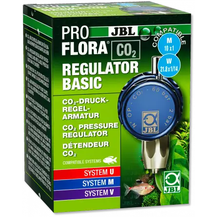 JBL - Proflora CO2 Regulator Basic - CO2 regulator for disposable cylinders