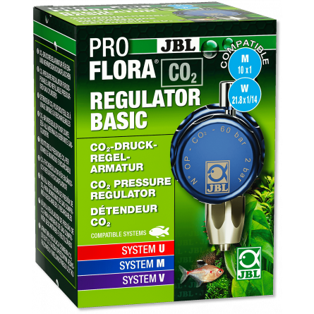 JBL - Proflora CO2 Regulator Basic - Détendeur CO2 pour bouteilles à usage unique JBL - Proflora CO2 Regulator Basic - Détendeur CO2 pour bouteilles à usage unique