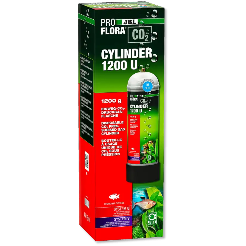 JBL - ProFlora CO2 1200 U - Disposable CO2 cylinder - 1200g