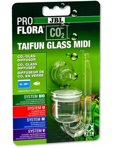 JBL - Proflora CO2 Taifun Glass Midi - Mini CO2-diffusor