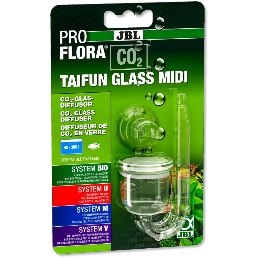 JBL - Proflora CO2 Taifun Glass Midi - Mini CO2 diffuser