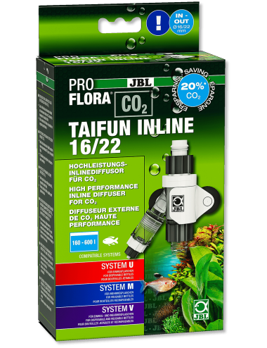 JBL - Proflora CO2 Inline 16/22 - High performance CO2 diffuser