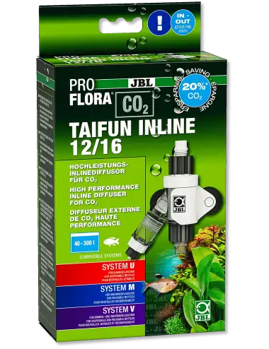 JBL - Proflora CO2 Inline 12/16 - Difusor de CO2 de alto desempenho