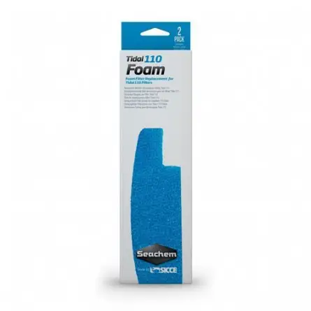 SEACHEM - Schiuma Tidal 110 - Schiuma filtrante - x 2 - Per filtro Tidal 110 SEACHEM - Schiuma Tidal 110 - Schiuma filtrante - x 2 - Per filtro Tidal 110