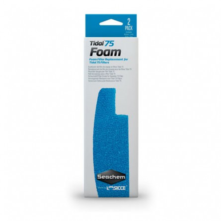SEACHEM - Espuma Tidal 75 - Espuma de filtro - x 2 - Para filtro Tidal 75 SEACHEM - Espuma Tidal 75 - Espuma de filtro - x 2 - Para filtro Tidal 75
