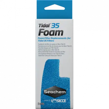 SEACHEM - Tidal 35 Foam - Filterschaum - x 2 - Für Tidal 35 Filter