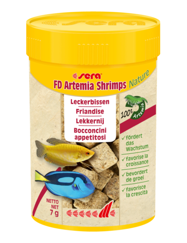 SERA - FD Artemia Shrimps Nature - 100ml - Snack for saltwater and freshwater fish