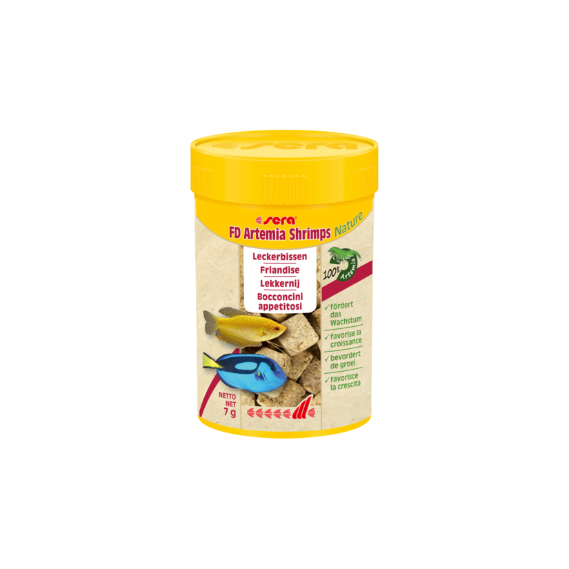 SERA - FD Artemia Shrimps Nature - 100ml - Lekkernij voor zee- en zoetwatervissen