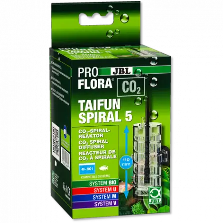JBL - Proflora C0² - Taifun spirala 5 - Proširivi CO2 reaktor JBL - Proflora C0² - Taifun spirala 5 - Proširivi CO2 reaktor