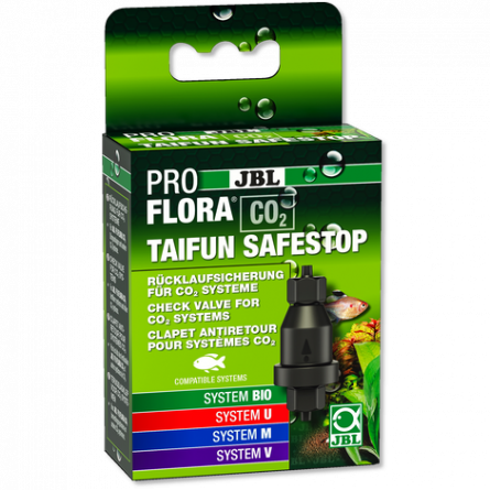 JBL - Proflora CO² - Taifun Safestop - Válvula de retenção de água - Fertilização com CO² JBL - Proflora CO² - Taifun Safestop - Válvula de retenção de água - Fertilização com CO²
