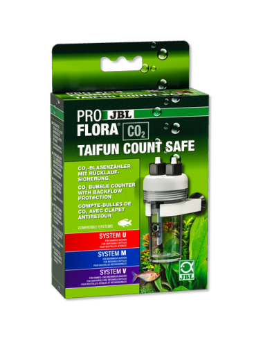 JBL - Proflora CO2 - Taifun Count Safe - CO² bellenteller - Met terugslagklep