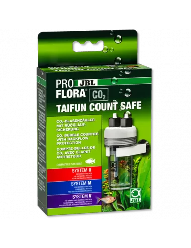 JBL - Proflora CO2 - Taifun Count Safe - CO² bubble counter - With check valve