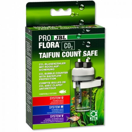 JBL - Proflora CO2 - Taifun Count Safe - CO²-Blasenzähler - Mit Rückschlagventil JBL - Proflora CO2 - Taifun Count Safe - CO²-Blasenzähler - Mit Rückschlagventil