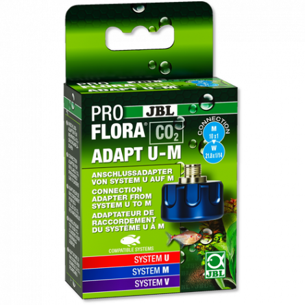 JBL - Proflora CO² - Adapt U-M - Adaptador de CO² - Para la conversión de botellas desechables a recargables JBL - Proflora CO² - Adapt U-M - Adaptador de CO² - Para la conversión de botellas desechables a recargables