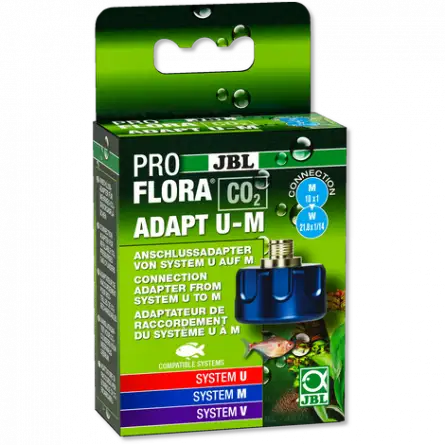 JBL - Proflora CO² - Adapt U-M - Adaptateur CO² - Pour conversion bouteilles jetables à rechargeables