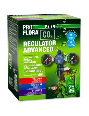 JBL - Proflora CO² - Napredni regulator - 2 regulatora manometra - Za akvarijske biljke