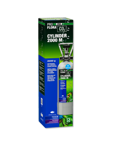 JBL - ProFlora CO² jeklenka - 2000 M - steklenica za ponovno polnjenje - 2 kg
