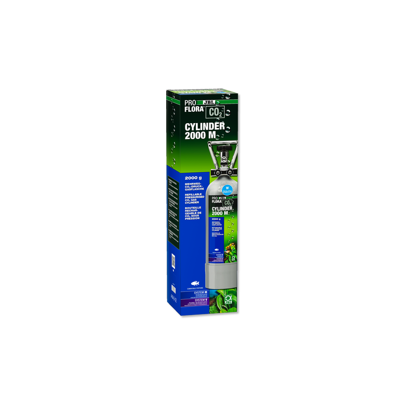 JBL - Cilindro ProFlora CO² - 2000 M - Garrafa recarregável - 2 kg