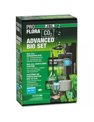 JBL - ProFlora CO2 - Advanced bio set - Système de fertilisation au CO2 - Pour aquariums 40-110 litres