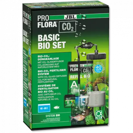 JBL - ProFlora CO2 - Basic bio set - 40-80 L - Fertilización con CO2 en agua dulce