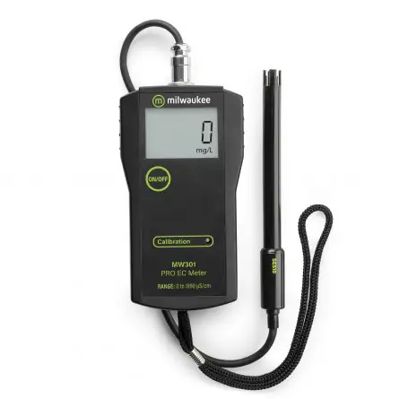 MILWAUKEE - MW301 - Appareil de mesure portable - Pour la conductivité MILWAUKEE - MW301 - Appareil de mesure portable - Pour la conductivité