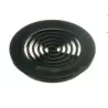 AQUA MEDIC - Rejilla redonda - 50 mm - Negro - Protección de desagüe