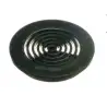 AQUA MEDIC - Rond rooster - 50 mm - Zwart - Bescherming afvoerleiding AQUA MEDIC - Rond rooster - 50 mm - Zwart - Bescherming afvoerleiding